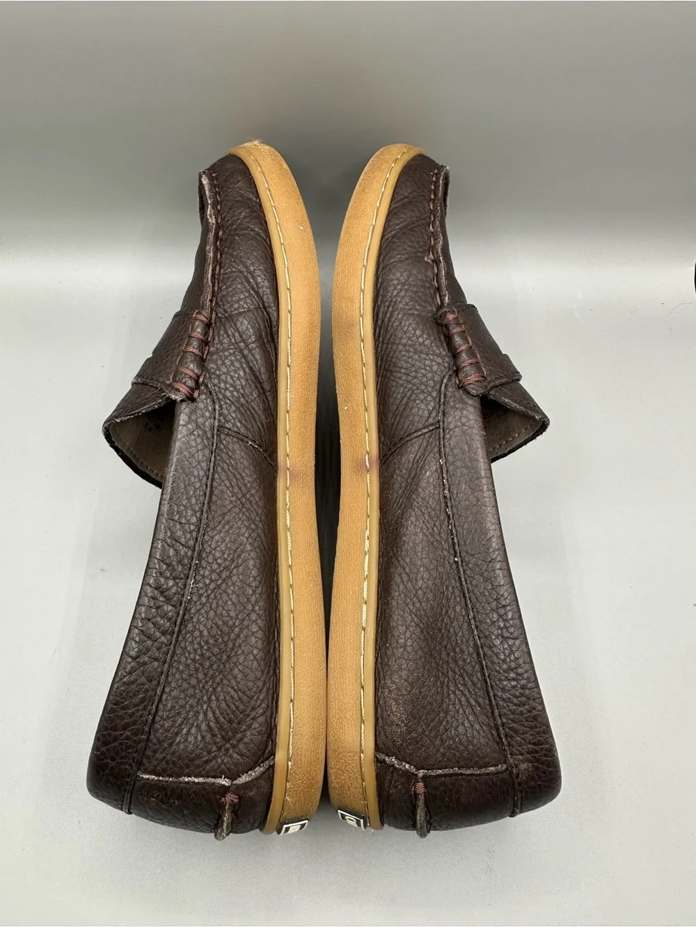 Cole Haan Pinch Weekender Loafers Pebbled Leather Men 10.5 Brown